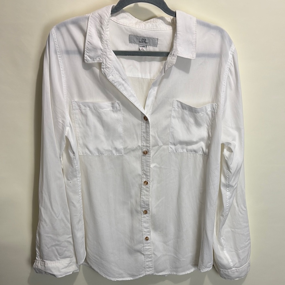 Thread & Supply White Button Down Shirt